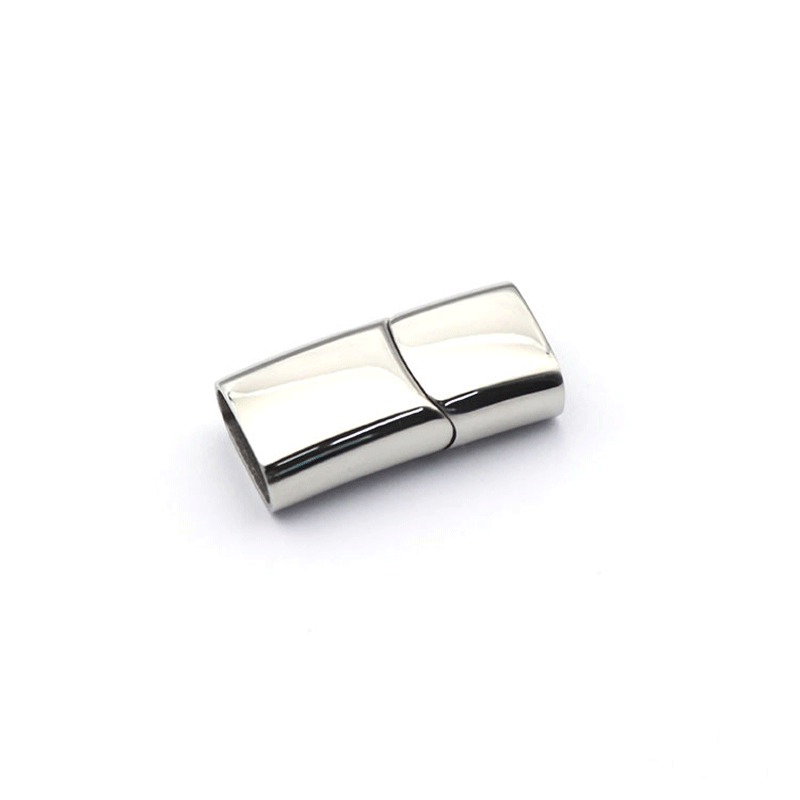 Bracciale in acciaio al titanio con chiusura magnetica, stile etnico, per uomo, in corda di pelle intrecciata multistrato_voghion.com