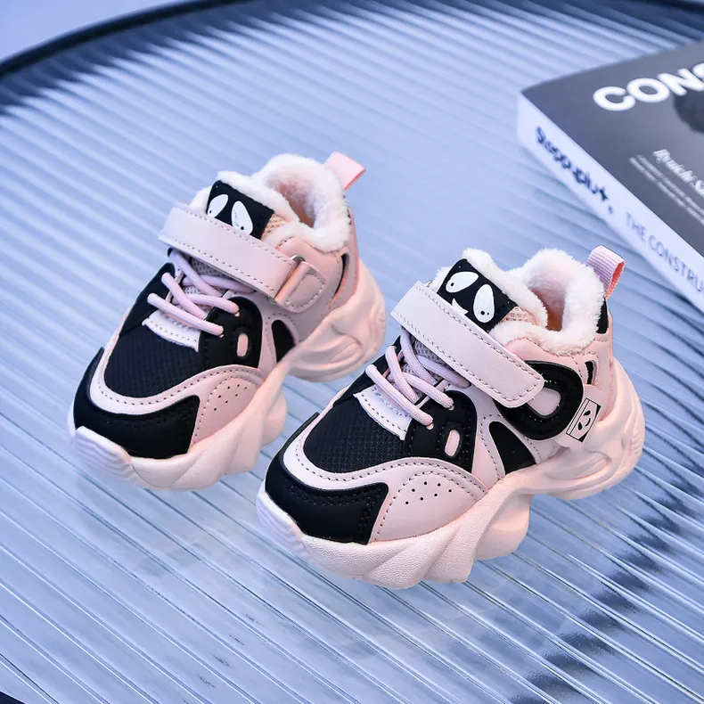 Toddler Running Sport Children Boy Kid Winter Plus Warm Sneakers Girl Casual Shoes Trainers sizes 21 - 30_voghion.com