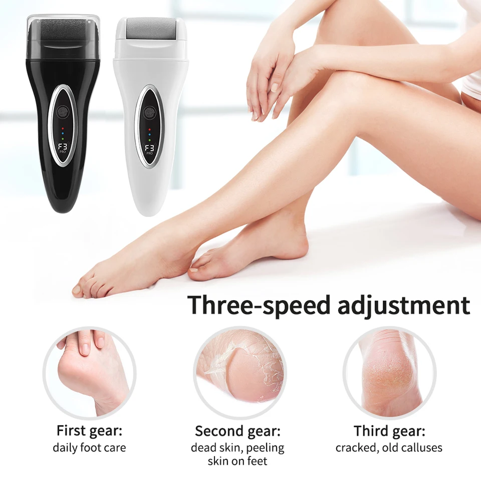 Râpe pieds électrique avec affichage numérique et 3 vitesses_voghion.com