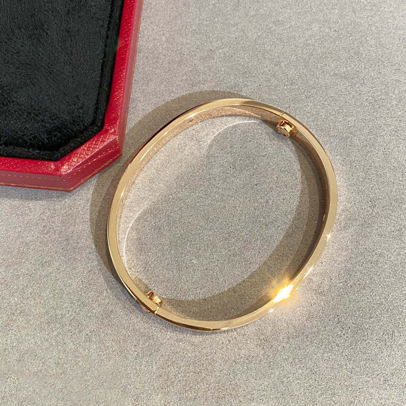 1pc High Screwdriver Wide Version Classic Five Women Plated Rose Couple Bracelet