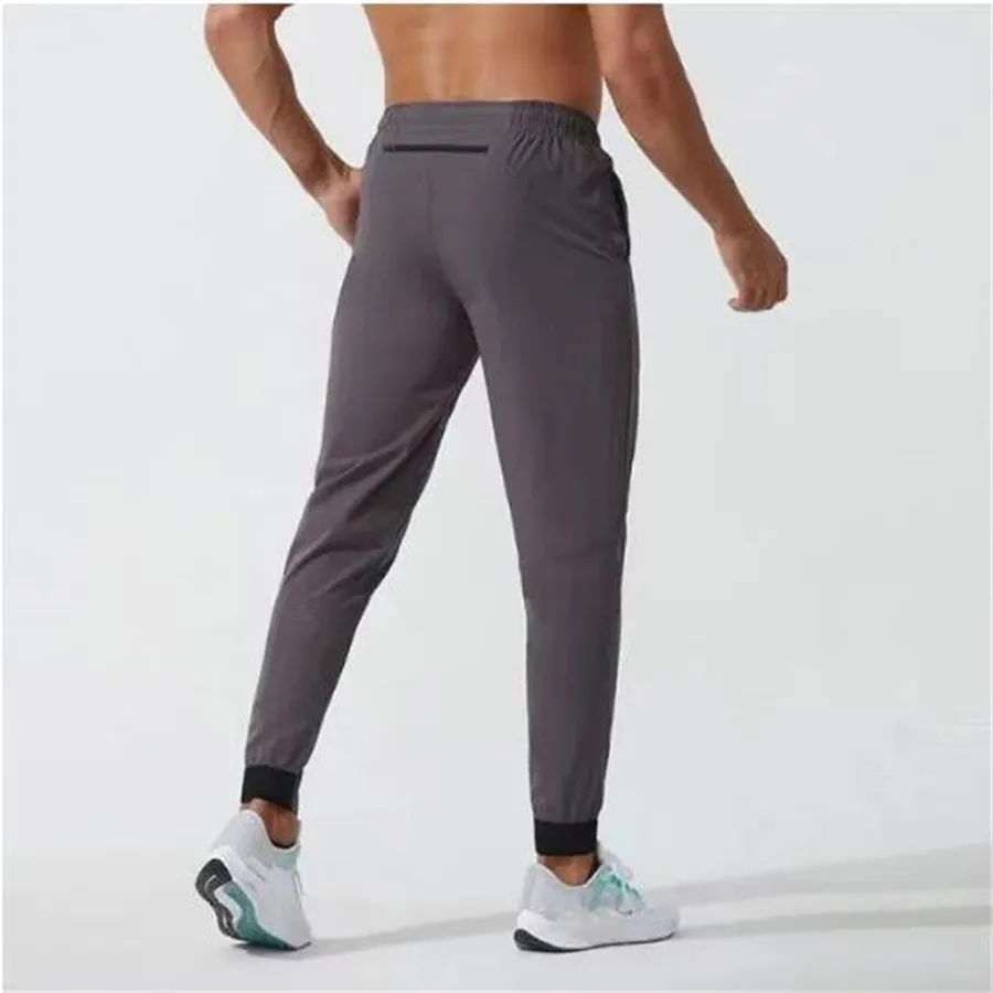 2024 pants Men's Jogger Long Pants Sport Yoga Outfit Quick Dry Drawstring Gym Pockets Sweatpants Trousers Mens Casual_voghion.com