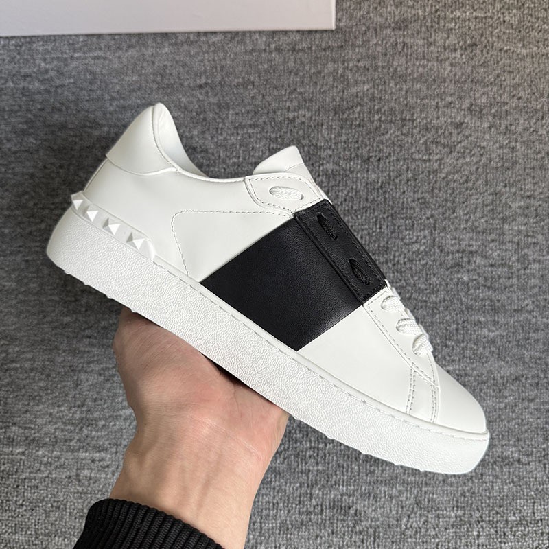 2025 New V-Home Thick Bottom Riveted White For Men And Women, Versatile Lace Up Casual Sports, Color Blocked Board
