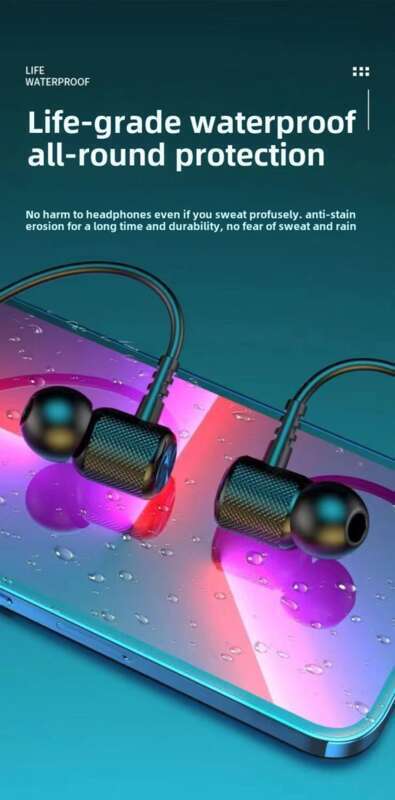 Nuovi auricolari wireless Bluetooth con sport sospesi, auricolari appesi al collo e modalità standby ultra lunga_voghion.com