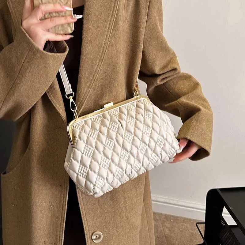 Borsa da sera in pelle PU da donna, borsa a tracolla, marchio di design, da donna, con tracolla, di alta qualità, SacC241211_voghion.com