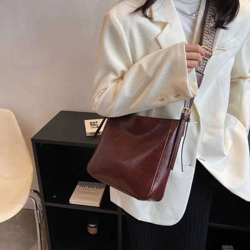 Damen Große Kapazität All-Match Tote Crossbody Stilvolle Tasche für Arbeit SchuleC241216_voghion.com