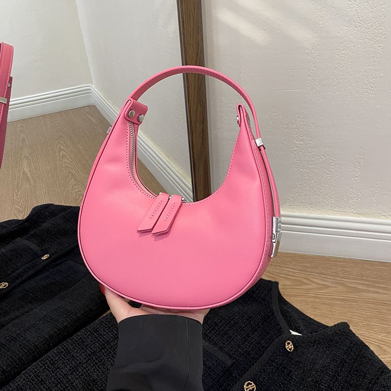 2024 Neue Nischendesign-Handtasche, modisch, bonbonfarben, trendig, eine Schulter, Unterarm-Dump-Tasche, geeignet für_voghion.com