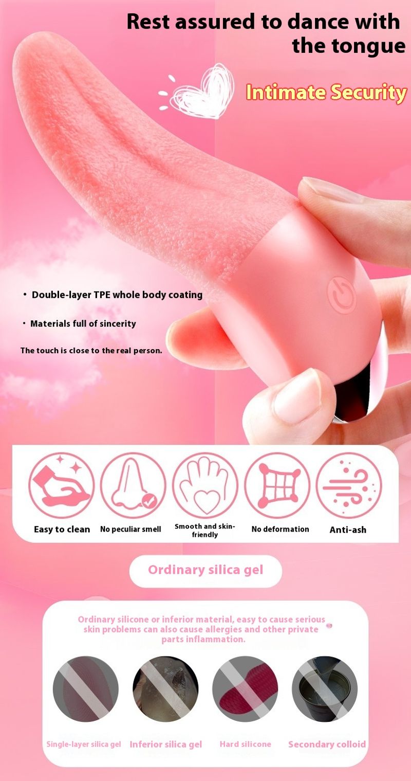 Sexspielzeug für Erwachsene, weibliche Simulationszunge, Masturbation, Lecken, Yin-Vibration, Heizspielzeug, G-Punkt-Orgasmus-Artefakt_voghion.com