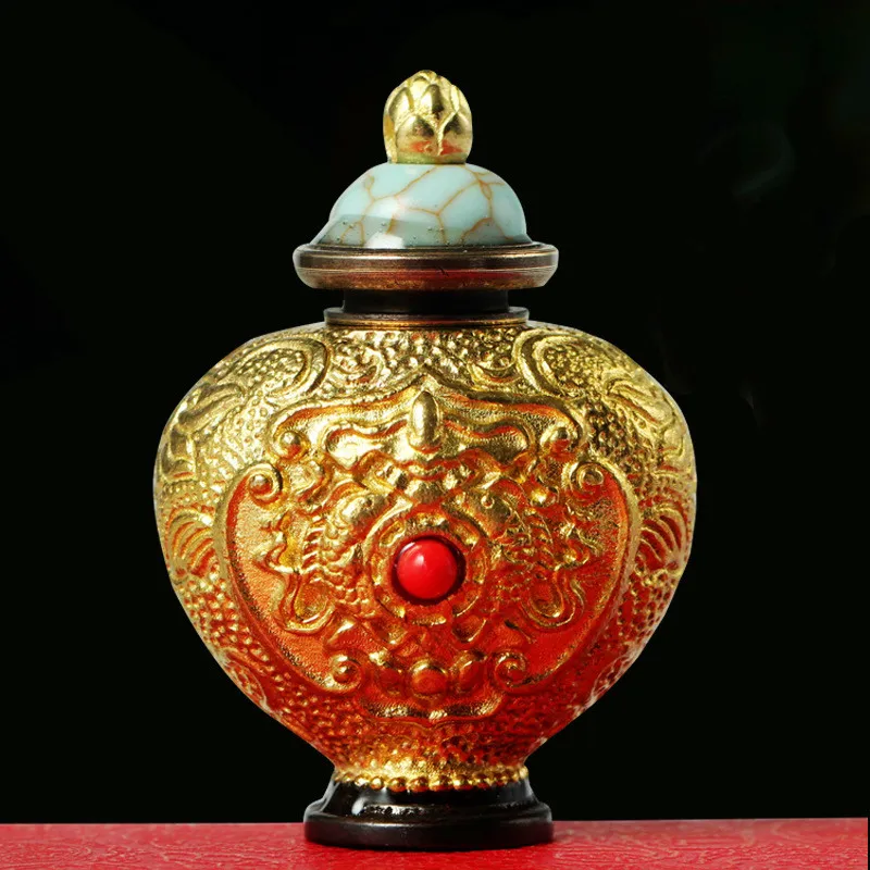 Anhänger Halskette Koffer Tibetanesch Stil Breet Fläschekruik Halskette Héichqualitativ Bijouen Acceorie Deigner Charm_voghion.com