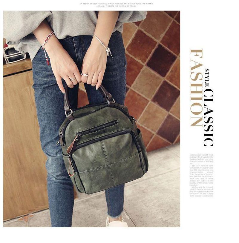 Neu Rucksack Drei-Zweck Tasche Vitage Leder Hadtasche Koreaische-Stil Alle-Passede Casual Studet Schultasche_voghion.com
