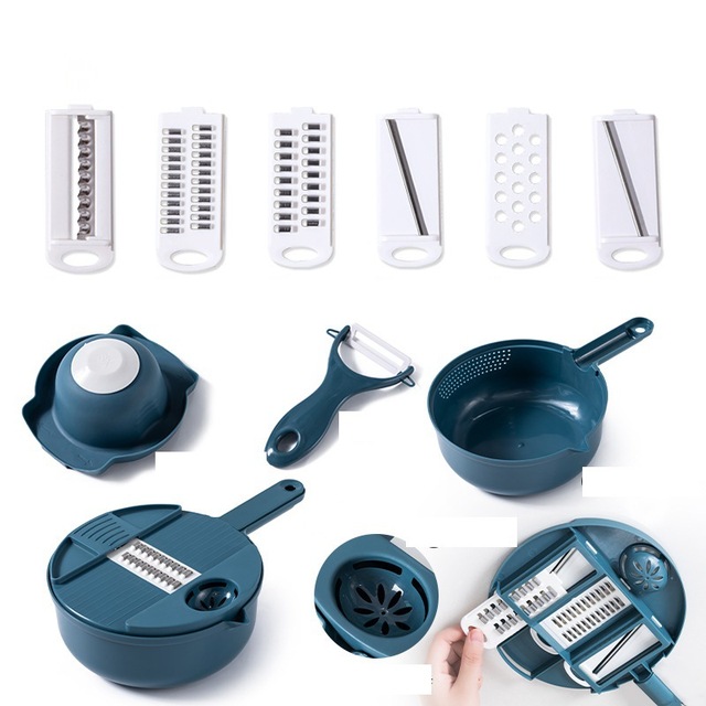 Kitchen Multifunctional Salad Utensils Vegetable Chopper Carrot Potato Manual Shredder Kitchen Cooking Vegetable Tools_voghion.com