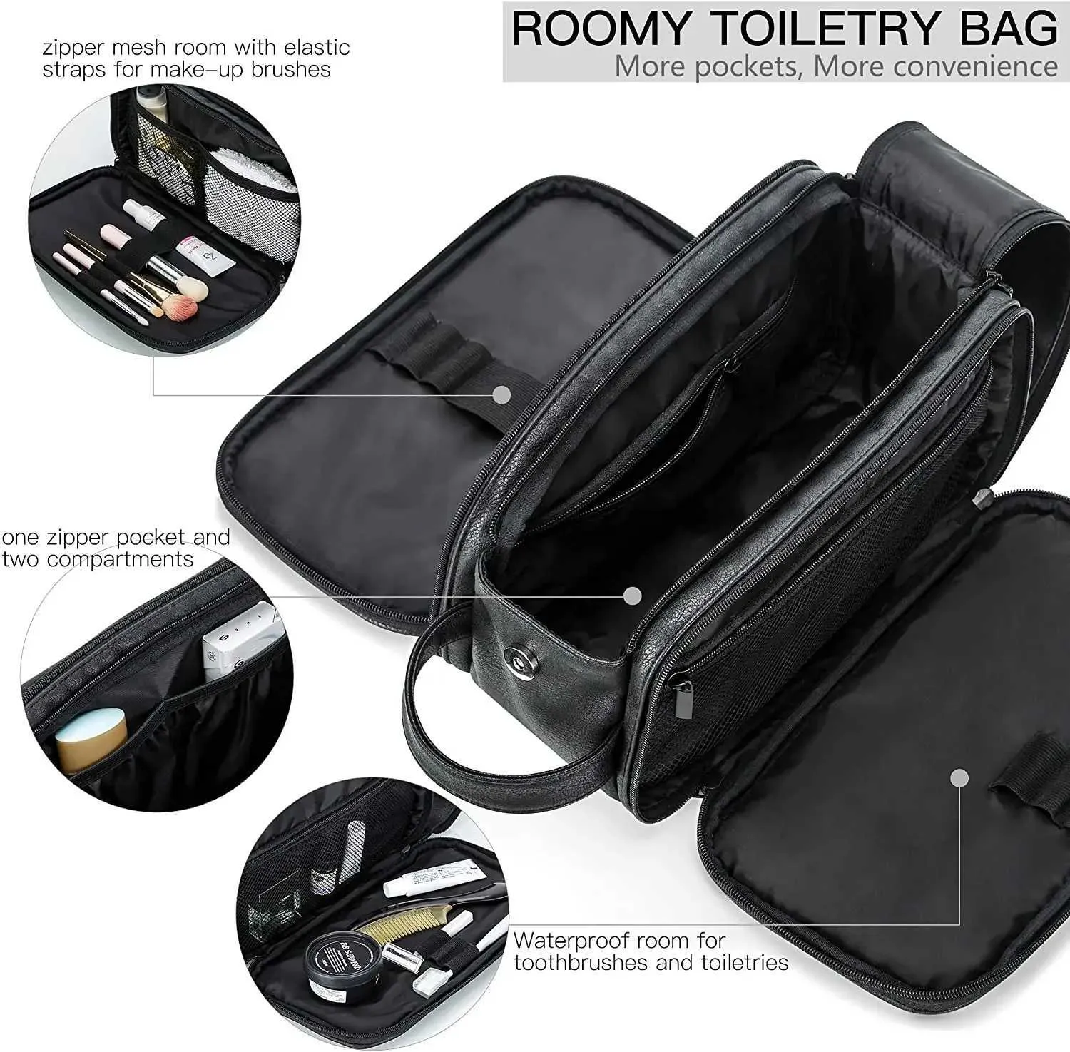 New waterproof mens hanger nylon travel organizer large essential makeup box face bag 2024 Y241023_voghion.com