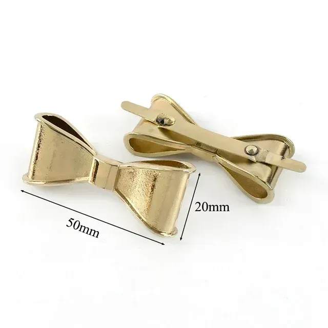 5 pezzi di fibbie in metallo con fiocco per borse, scarpe, abbigliamento, decorazioni, fibbie, fermagli laterali per borse, fai da te, ferramenta di grandi dimensioni, cucito_voghion.com
