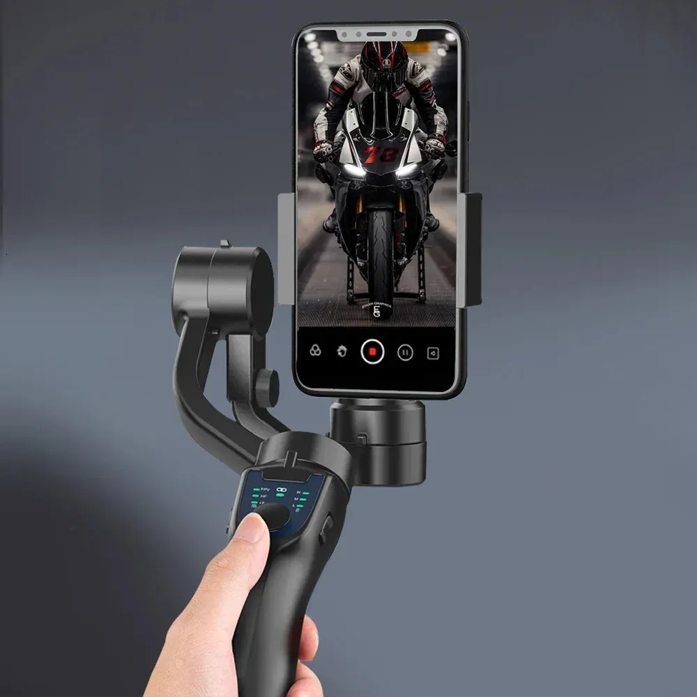 QAML F8 Handheld 3-axis Universal Joint Phone Holder Used As An Anti Vibration Video Recording Stabilizer For_voghion.com