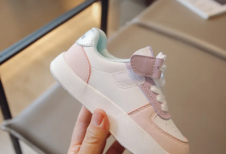 Zapatillas deportivas antideslizantes con cordones para niños y niñas, informales, con suela bonita, para primavera y otoño, talla 26_voghion.com