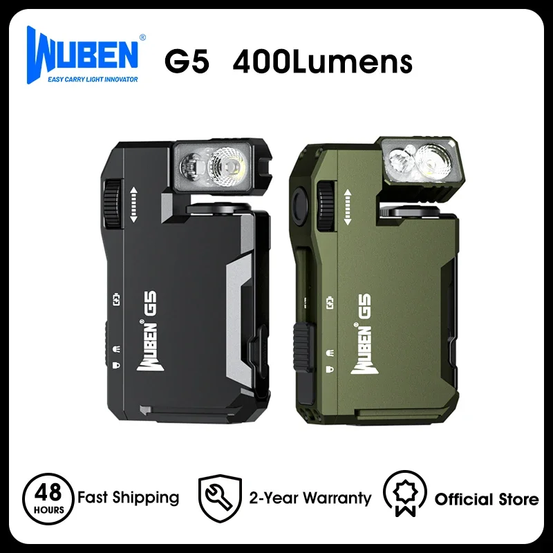 Magnetic Edc G5 Flashlight Rechargeable Hands Free Keychain Torch_voghion.com