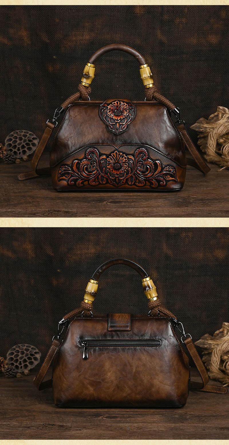 2024 Vintage Schulter Umhängetaschen Spleißen litche geprägte Handtasche für Damen Geschenk Geldbörse PU Leder_voghion.com