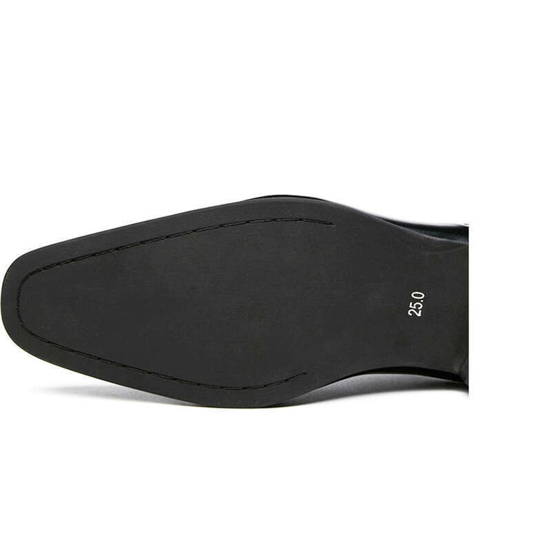 business Leather Men's Lace-up Non-commissioned Officers Wedding Three-layer Oxford Shoes British Style_voghion.com