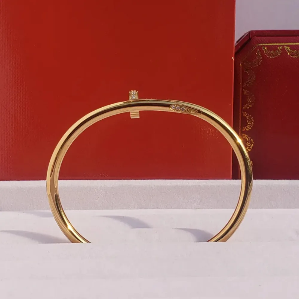 leather bracelet High Edition Small Model Slim Nail Bracelets Bangles for Women MenJewelry Designer Jewelry Design AAA_voghion.com
