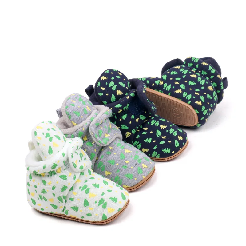 Infant Winter Newborn Baby Socks Littlesprouts Boy Girl Toddler First Walkers Booties Cotton Comfort Soft Anti-slip Warm_voghion.com