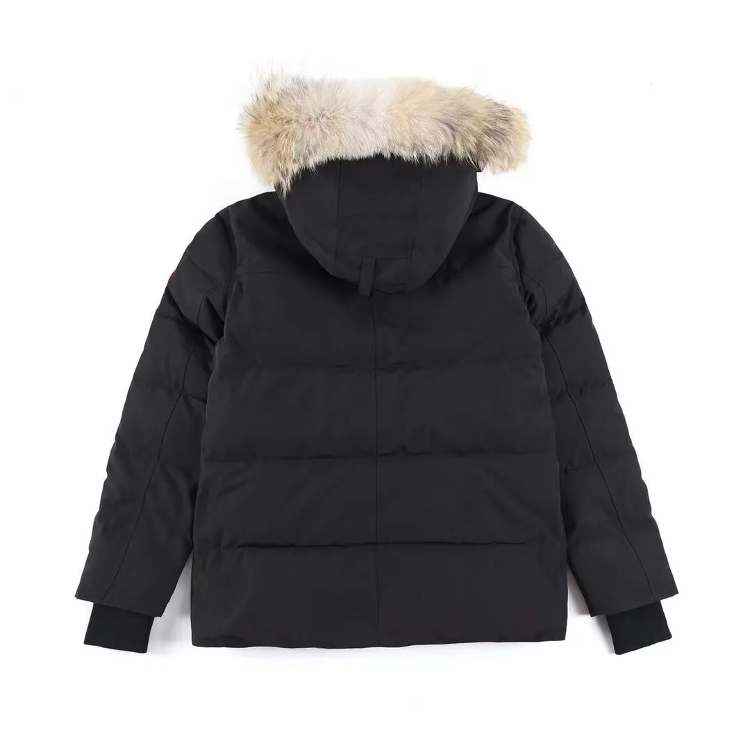 Designer High Quality Mens Jacket Goose Coat Fourrure Down Fur Canadian Wyndham Parka Overcoat Clothing Fashion Style_voghion.com