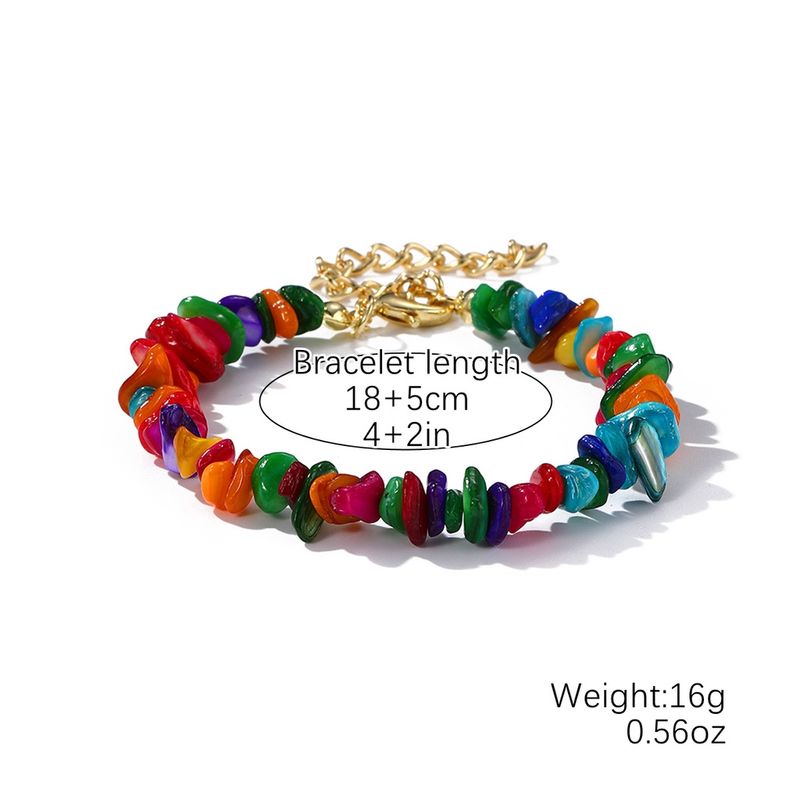 Fußkettchen Modeschmuck Böhmisches Natursteinarmband_voghion.com