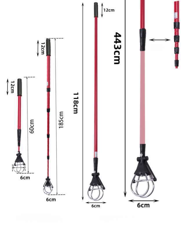 A New Convenient Choice For Picking Up Golf Balls: Straight Rod Short Five Section Ball Picker, Worry Free When Playing Golf_voghion.com