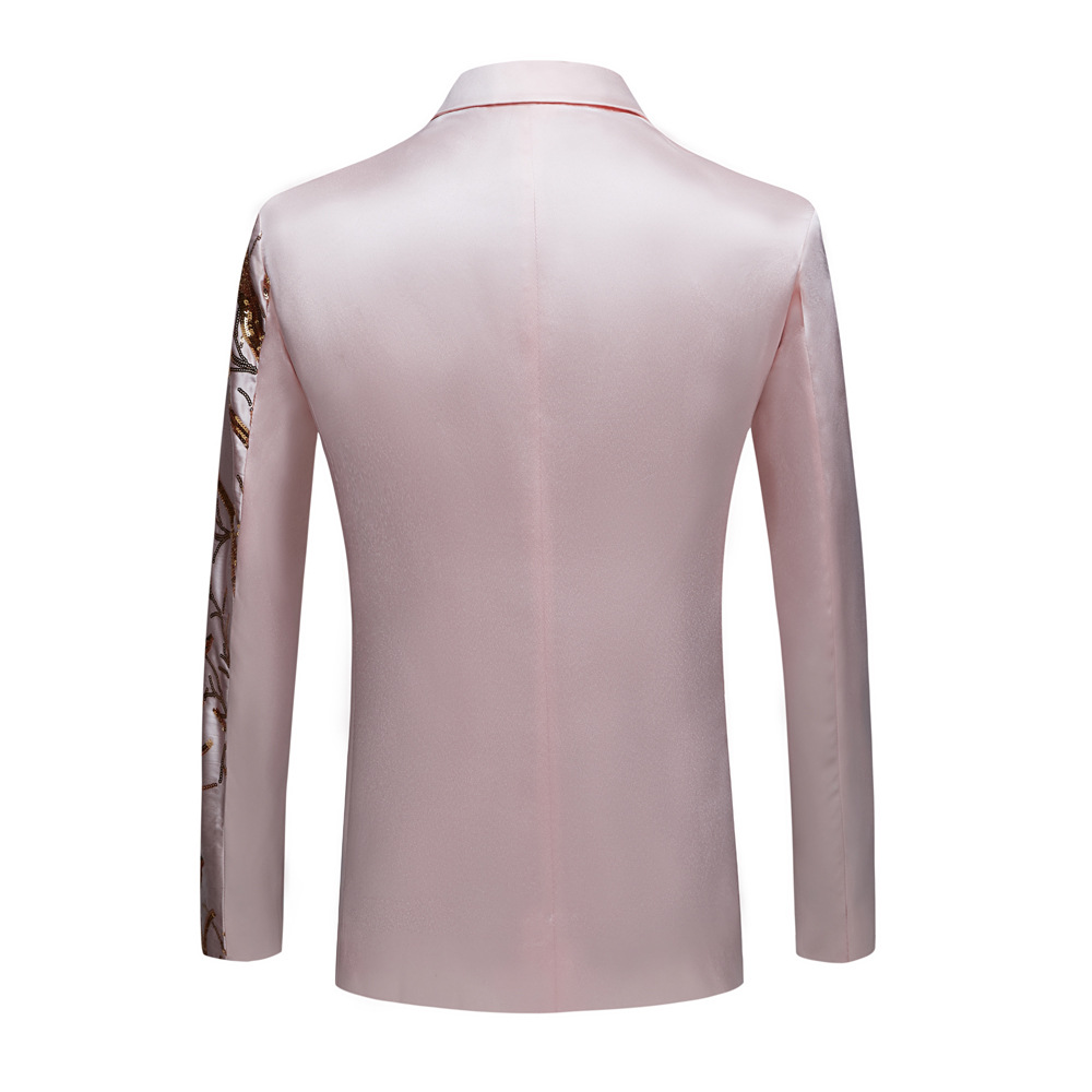 abbigliamento popolare abiti ricamati da uomo, costumi da palcoscenico con paillettes dorate, abiti hip-hop_voghion.com