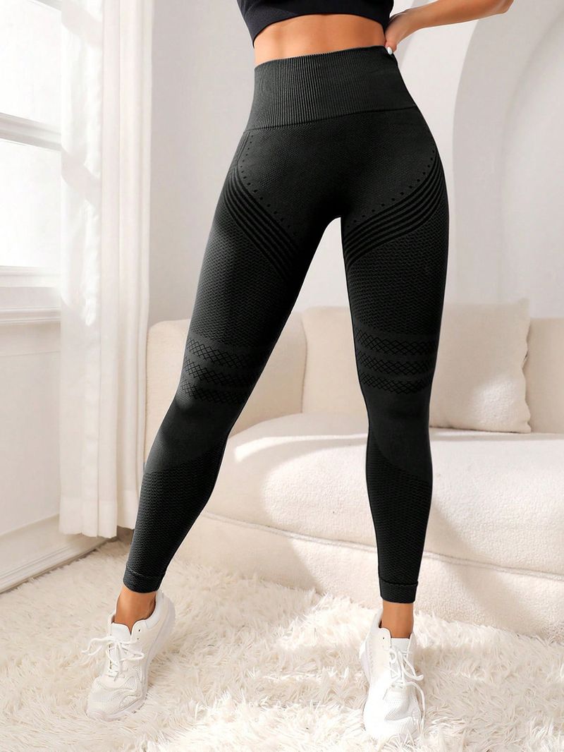 Se sexy Es zvedajícími hýžděmi Sportovní upnuté dámské elastické kalhoty Fiess s vysokým pasem na běhání jógy_voghion.com