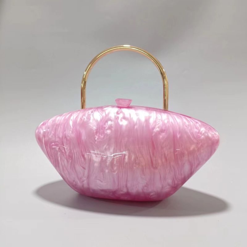 Purple Royal Blue Green Arylic Solid Color Square Evening Bags_voghion.com