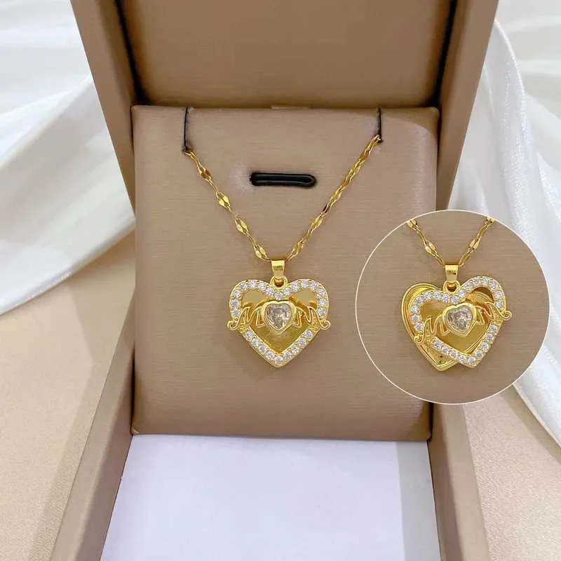 Collana con pendente in acciaio inossidabile versatile_voghion.com