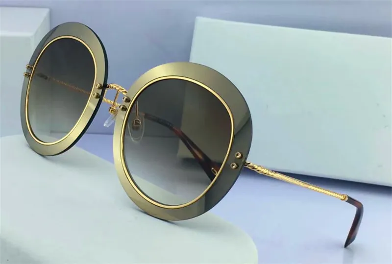 Designer Sunglasses Retro Round Frame For Men Uv400 Protection_voghion.com