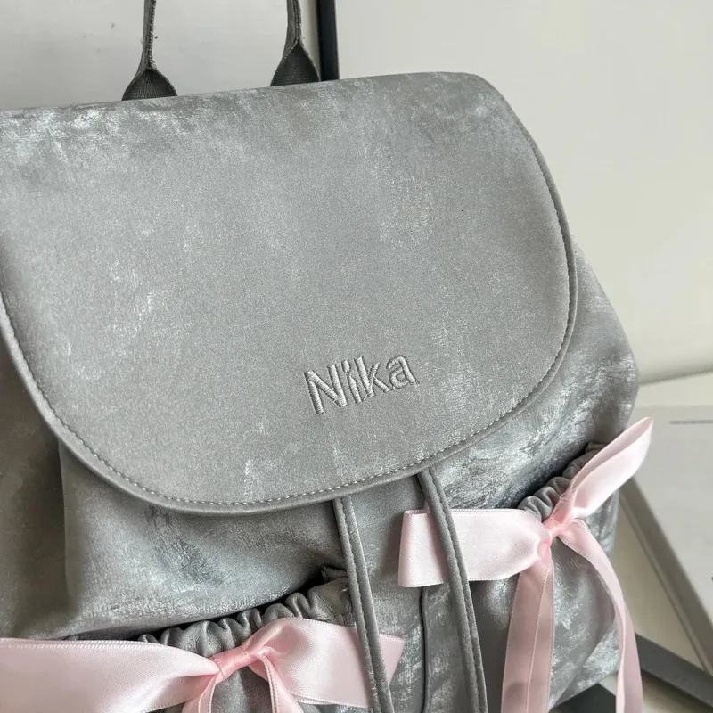 Leftside Damen Rucksack Aus Kunstleder, Kleiner Koreanischer Y2k Stil_voghion.com