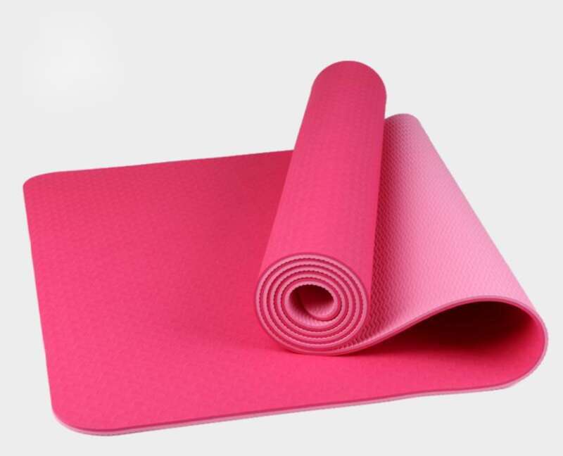 [Minor Defect] TPE Double-sided Anti Slip Odorless Thin 6mm Yoga Beginner Fitness Dance Mat_voghion.com