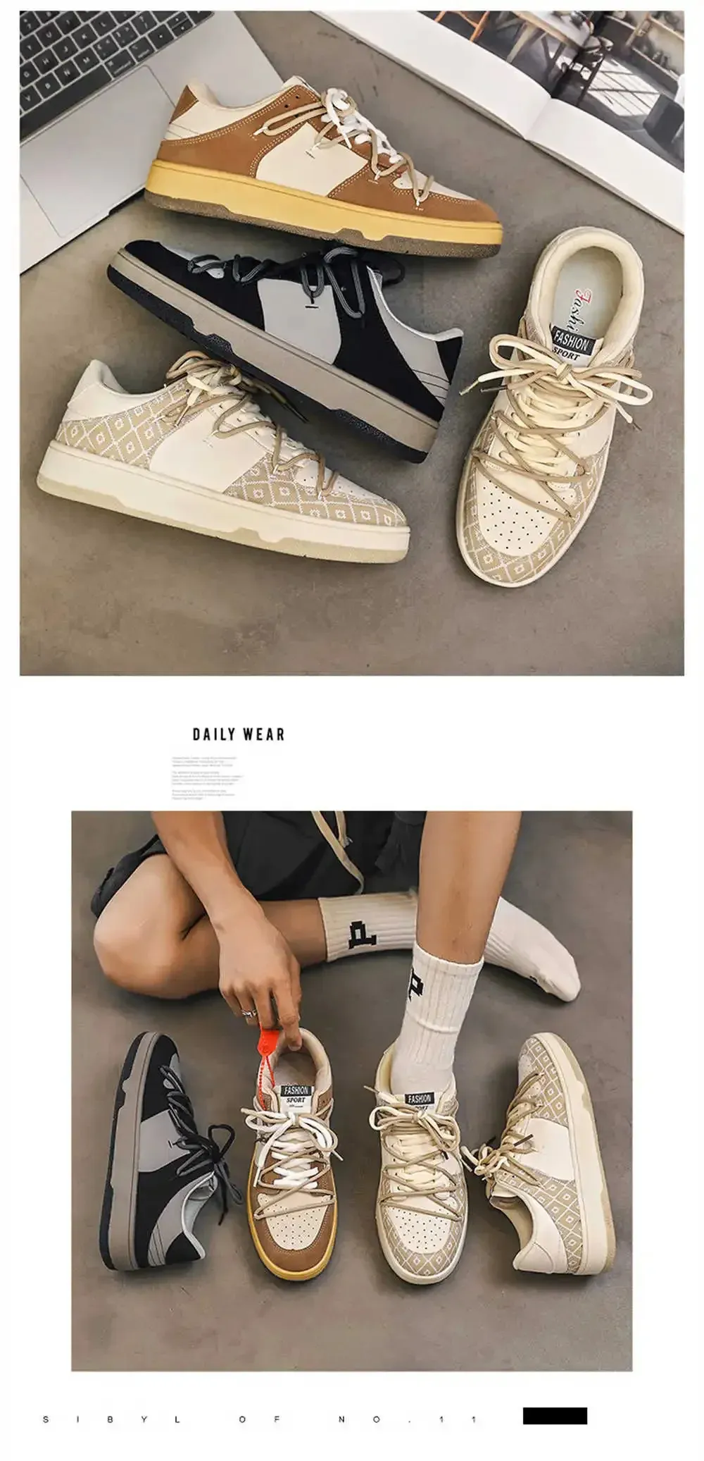 High Up Playform Sport hochwertige vulkanisierte Herren Mokassin Schuhe Größe 36 sportliche Sapatos High Fashion und Fun 241007_voghion.com