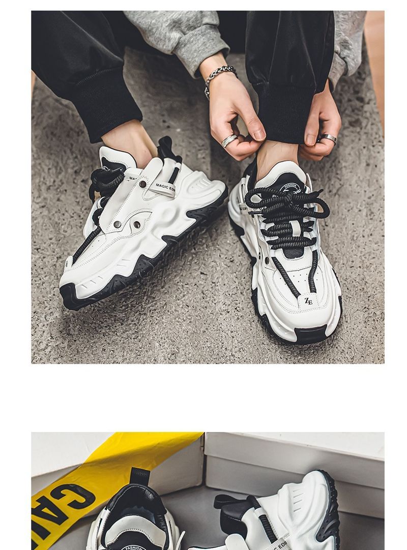 Nuovo inverno giovanile nicchia retrò aumenta lo sport per il tempo libero con le scarpe Daddy Tide_voghion.com