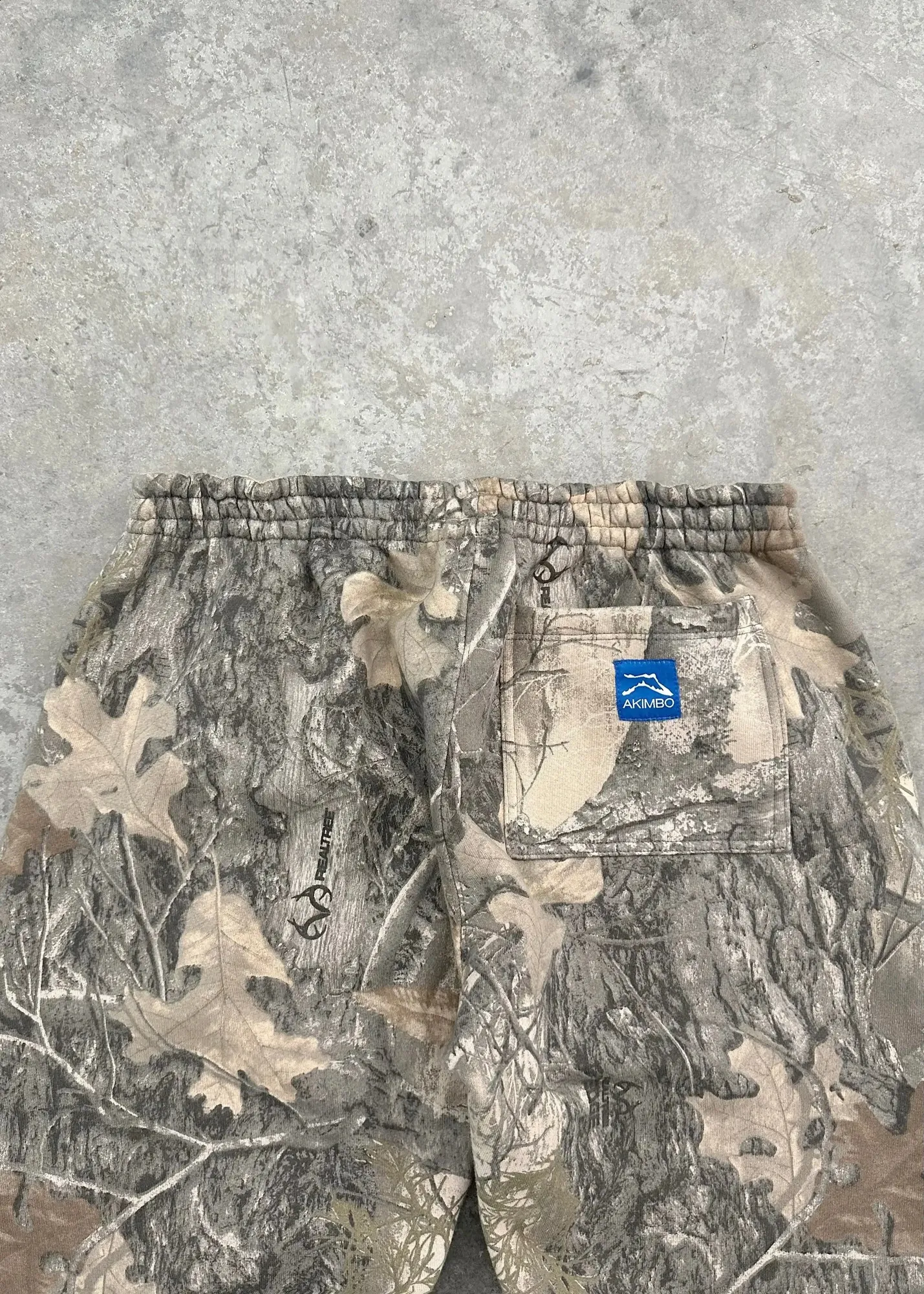 Y2K Streetwear MenCamouflage Padrão Impresso High Street Hip Hop Sweat Homens Oversized Unissex Casual Camo Calças Largas_voghion.com