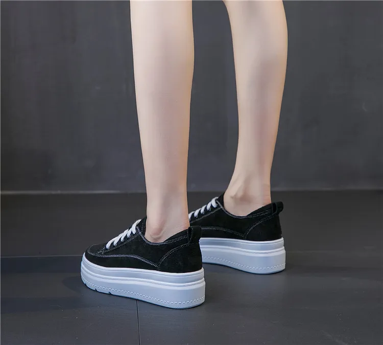 Scarpe casual semplici, comode, traspiranti, alla moda e con stampa leopardata, con punta rotonda e bassa sul fondo._voghion.com