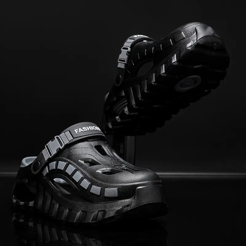 Men's Breathable Hole Sandals For Men Lightweight Beach Slippers_voghion.com