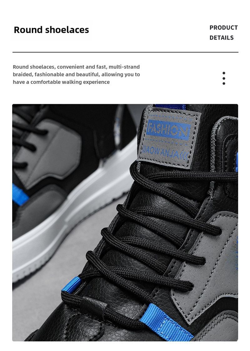 Scarpe da uomo alte in tela primavera 2024 nuove_voghion.com