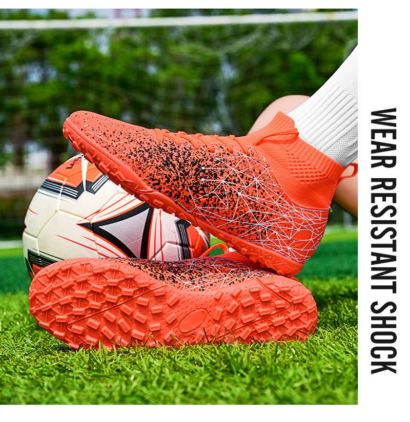 High-Top-Fußballschuhe für Männer und Frauen Modelle mit langen Spikes Jugend Sekundarschüler professionelles_voghion.com