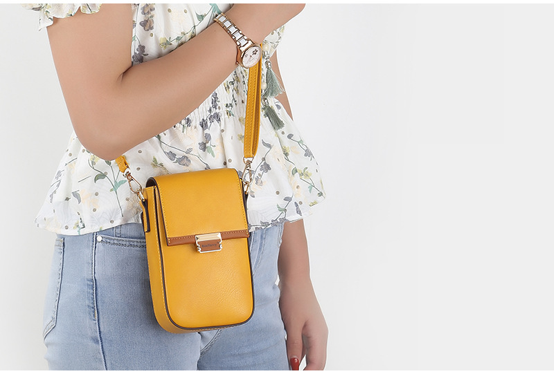 Baellerry new mobile phone bag women's version multi-color large capacity shoulder crossbody women's bag fashion ladies wallet_voghion.com