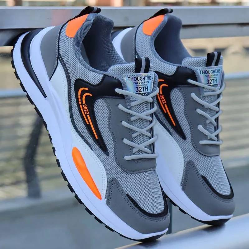 Chaussures pour hommes printemps et automne nouvelle grande taille chaussures pour hommes sport décontracté chaussures pour hommes maille respirant noir hommes chaussures décontractées