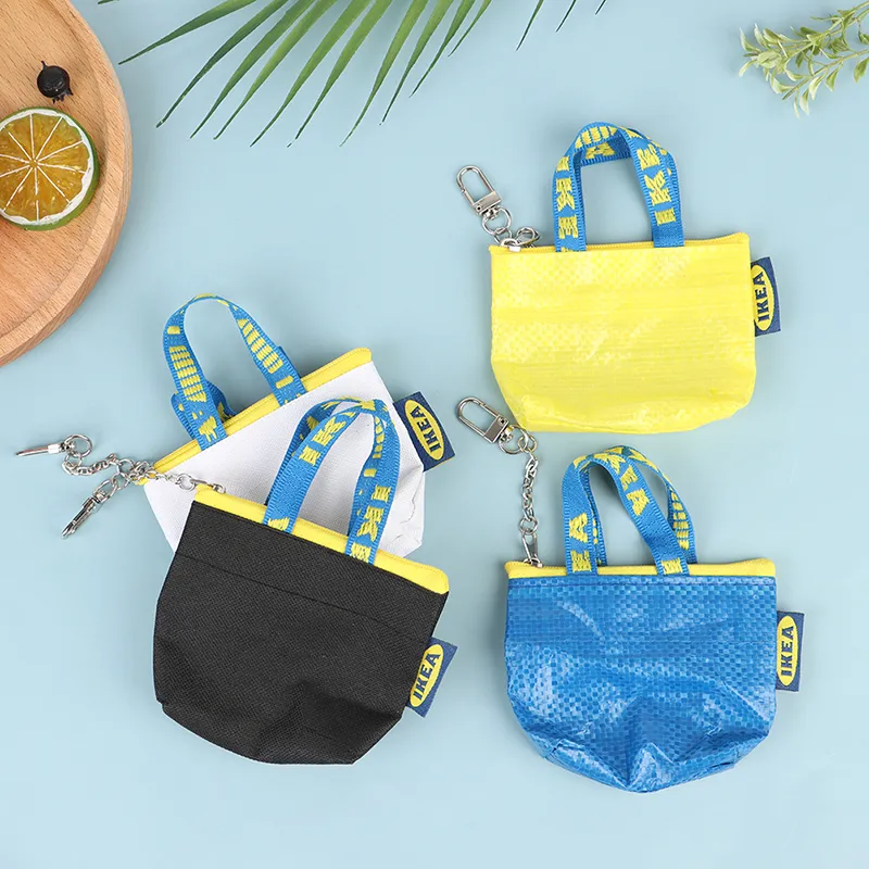 Frauen Mode Geldbörse Mini Brieftasche Geld Beutel Schlüsselring Karte Halter Zip Tasche 1PC_voghion.com