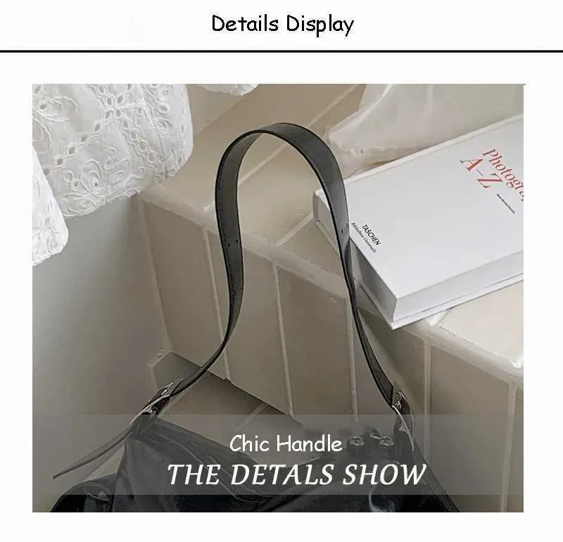 Women's Large Capacity Leather Shoulder Bag For Daily Commute_voghion.com
