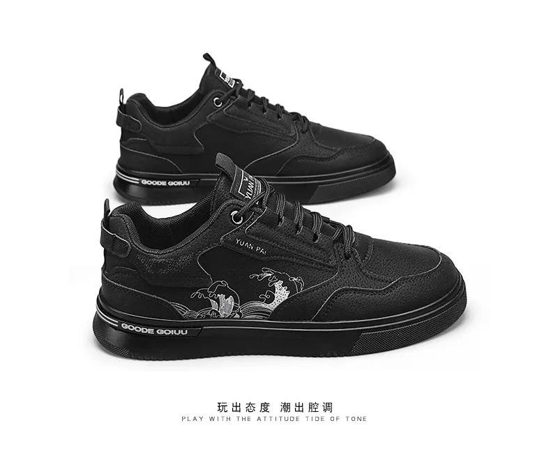 CYYTL Herrenschuhe Casual Sneakers Leder Plattform Modedesigner Sport Outdoor Laufen Arbeit Sicherheit Tennis Männliche Halbschuhe_voghion.com