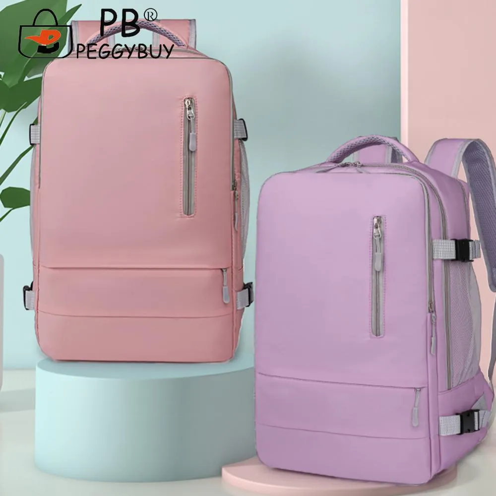 Borsa casual unisex con tasche multiple, zaino, tasca per scarpe, impermeabile, con porta USB per riporre oggetti inutili_voghion.com