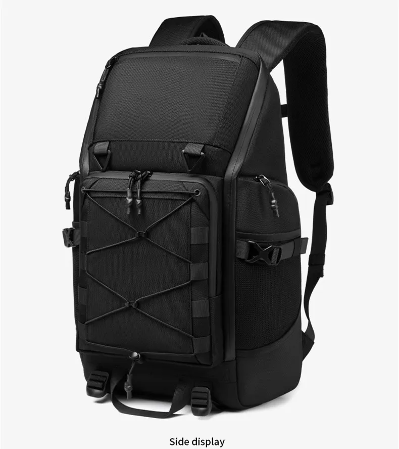 OZUKO 17,3 Zoll Laptop 35L Reise Nylon Tasche Outdoor Wasserdicht Multifunktions Große Kapazität Wandern Rucksack_voghion.com