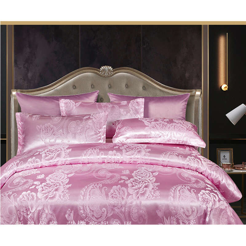 Jacquard- oder Doppelbettbezug aus Seide, Einzelbett, 1,5 m², 1,8 m², 2,0 m² Bettwäsche_voghion.com