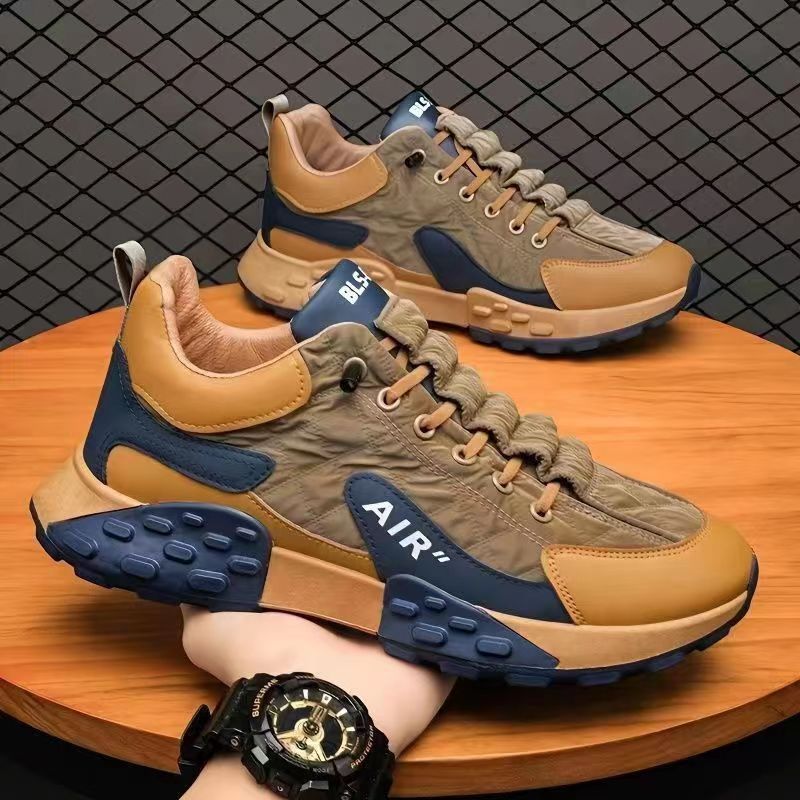 Frühlingsgroßhandel atmungsaktive und bequeme weiche Sohle lässig Papa modische Herren Bergsteigen Reiseschuhe_voghion.com
