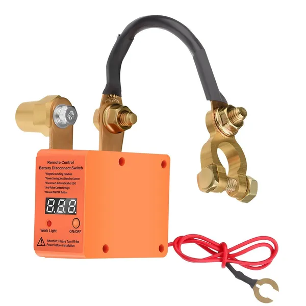 Automatic Battery Disconnect Switch With Dual Remote Control For Vehicles_voghion.com